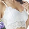 Women’s Floral Lace Longline Bralette