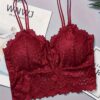 Women’s Floral Lace Longline Bralette