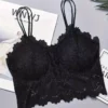 Women’s Floral Lace Longline Bralette
