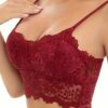 Women’s Floral Lace Longline Bralette