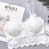 Women’s Floral Lace Longline Bralette